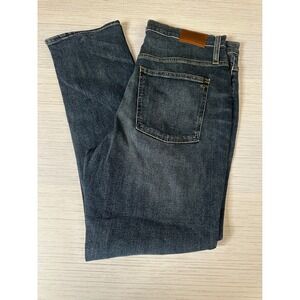 Madewell High-Rise Slim Boyjean Frisco Wash Blue Denim Jeans 31 J9192